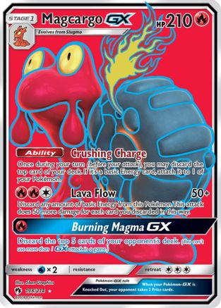 Magcargo GX (Full Art) (LOT-198) (Holofoil)