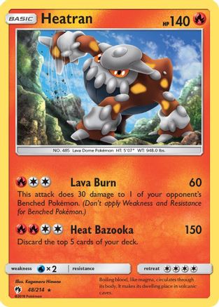 Heatran (LOT-048) (Reverse Holofoil)