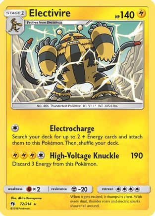 Electivire (LOT-072) (Reverse Holofoil)