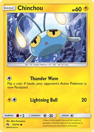 Chinchou (LOT-073) (Reverse Holofoil)