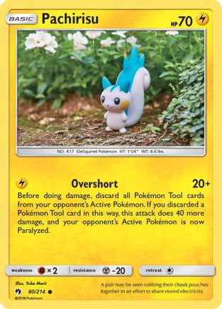 Pachirisu (LOT-080) (Reverse Holofoil)