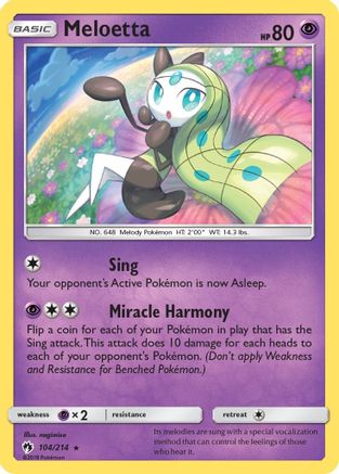 Meloetta (LOT-104) (Reverse Holofoil)