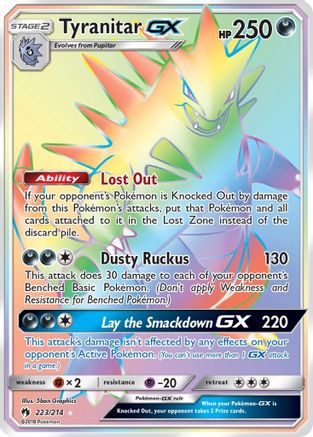 Tyranitar GX (Secret) (LOT-223) (Holofoil)