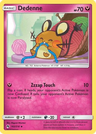 Dedenne (142) (LOT-142) (Reverse Holofoil)