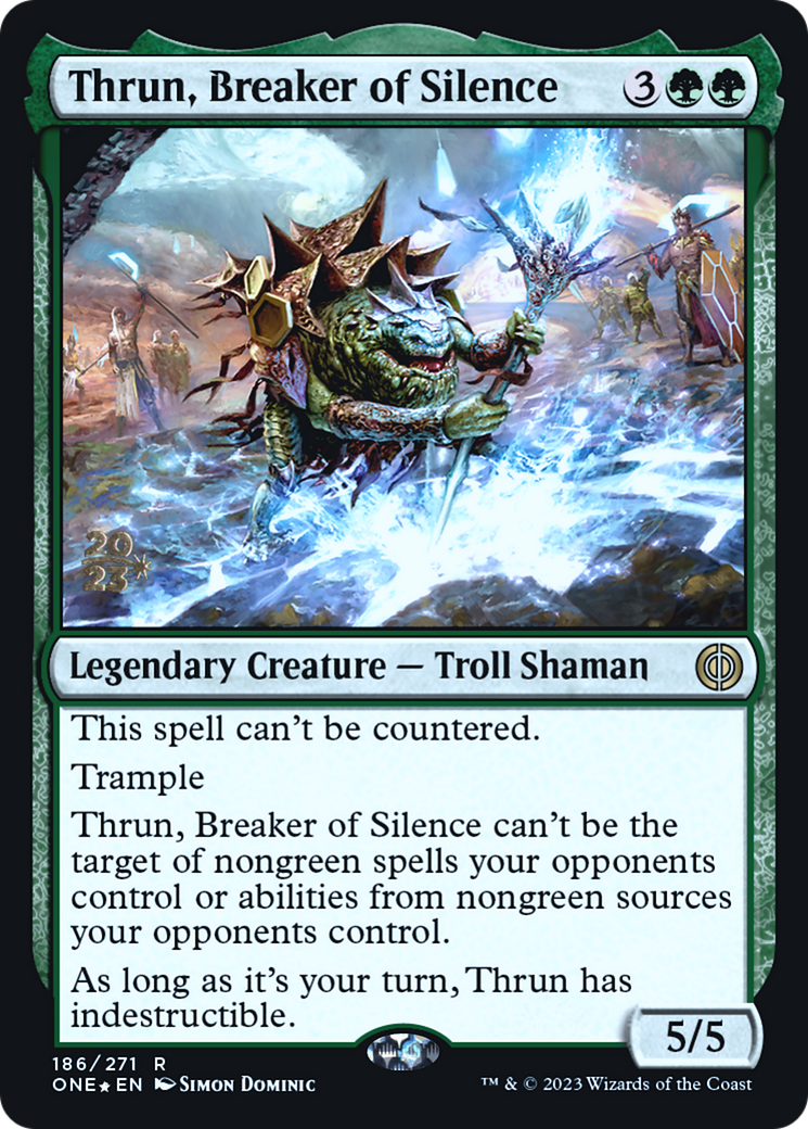 Thrun, Breaker of Silence (PRE-186S) (Foil)