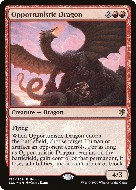 Opportunistic Dragon (MEDIA-133★) (Foil)