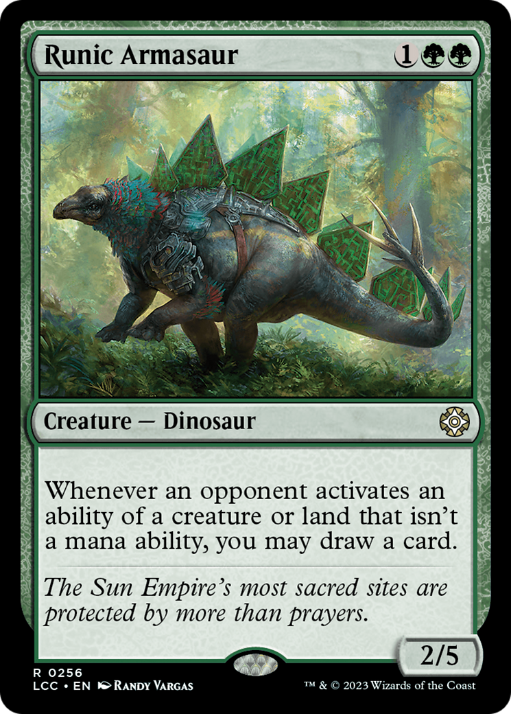Runic Armasaur (LCC-256)