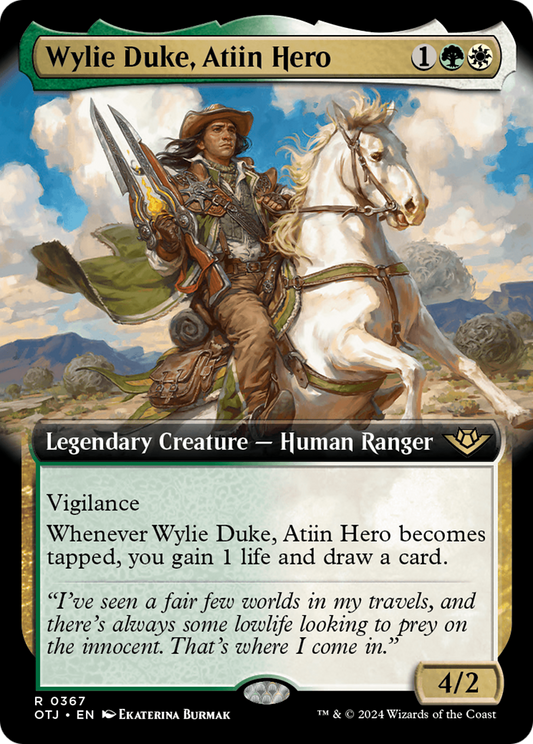 Wylie Duke, Atiin Hero (OTJ-367) (Extended Art)