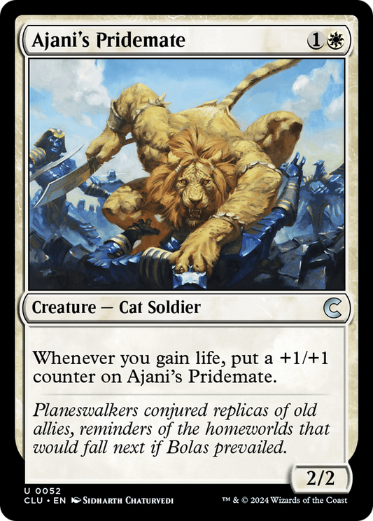 Ajani's Pridemate (CLU-052)