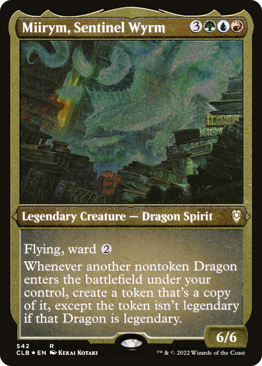Miirym, Sentinel Wyrm (CLB-542) (Etched Foil)