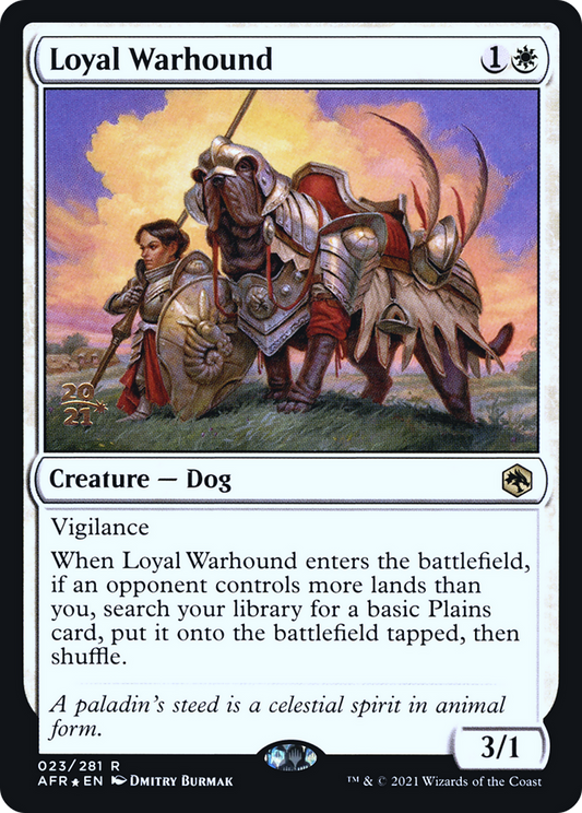 Loyal Warhound (PRE-23S) (Foil)