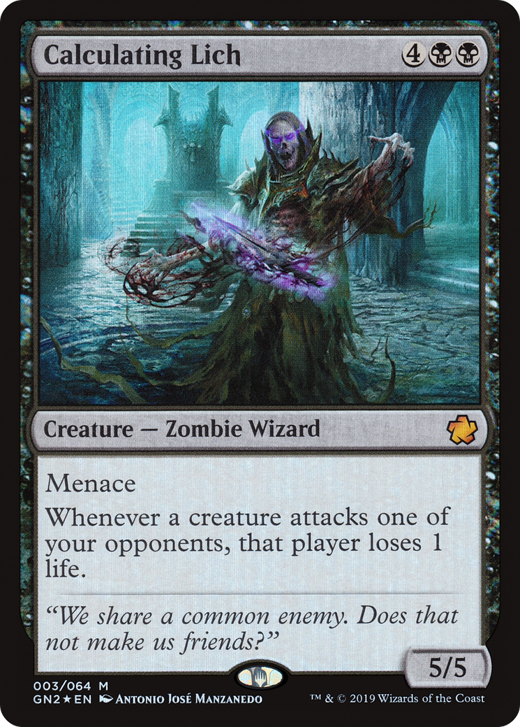 Calculating Lich (GN2-003) (Foil)