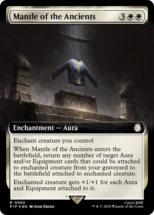 Mantle of the Ancients (PIP-980) (Extended Art) (Surge Foil)