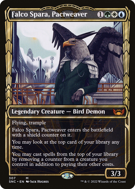 Falco Spara, Pactweaver (SNC-307) (Showcase) (Foil)