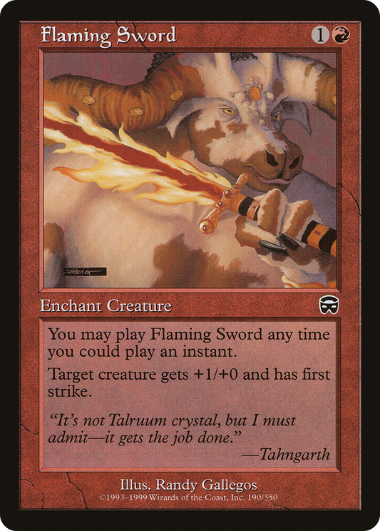Flaming Sword (MMQ-190) (Foil)
