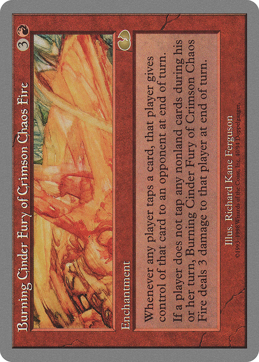 Burning Cinder Fury of Crimson Chaos Fire (UGL-040)