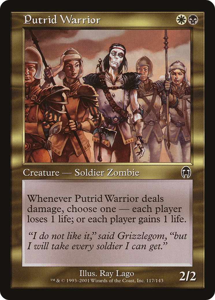 Putrid Warrior (APC-117) (Foil)