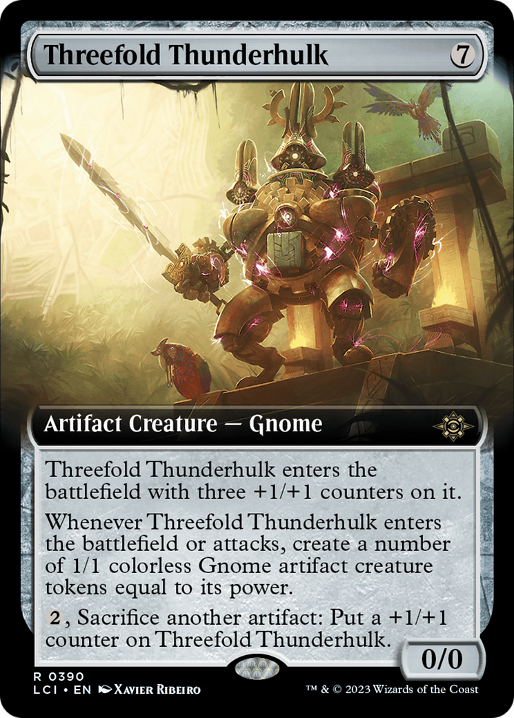 Threefold Thunderhulk (LCI-390) (Extended Art)