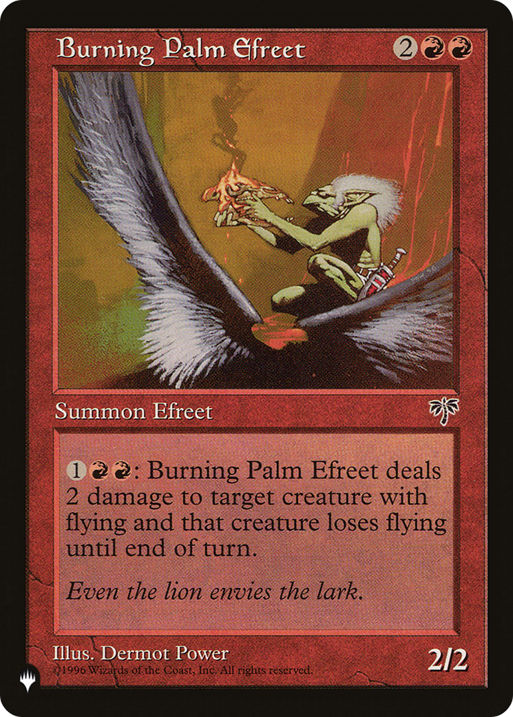 Burning Palm Efreet (LIST-MIR-161)