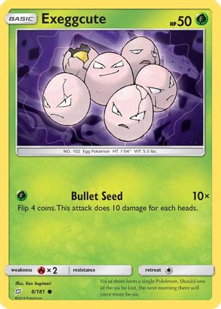 Exeggcute (TEU-008) (Reverse Holofoil)