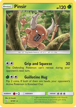 Pinsir (TEU-009) (Reverse Holofoil)