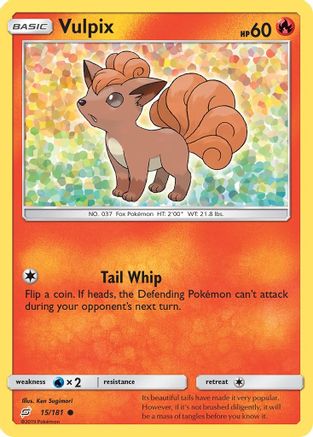 Vulpix (TEU-015) (Reverse Holofoil)