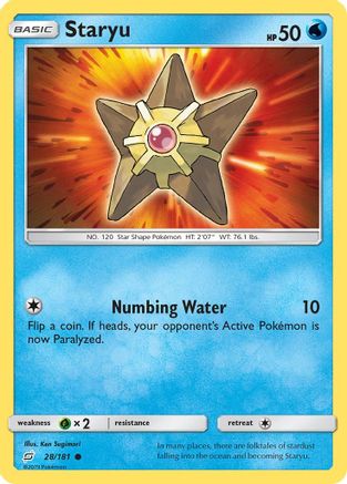 Staryu (TEU-028) (Reverse Holofoil)