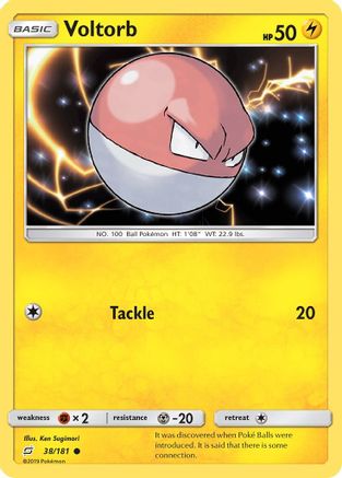 Voltorb (TEU-038) (Reverse Holofoil)