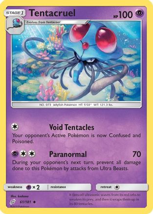 Tentacruel (TEU-061) (Reverse Holofoil)