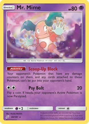 Mr. Mime (TEU-066) (Reverse Holofoil)