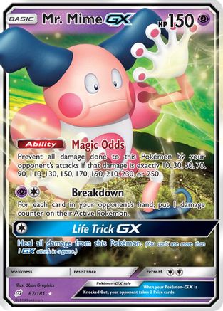 Mr. Mime GX (TEU-067) (Holofoil)