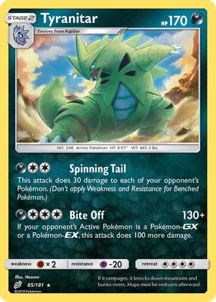 Tyranitar (TEU-085) (Reverse Holofoil)