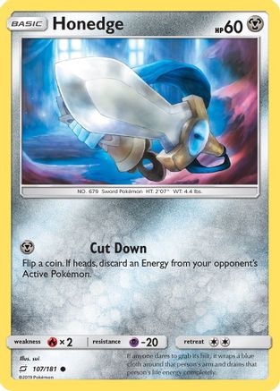 Honedge (TEU-107) (Reverse Holofoil)