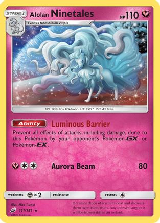 Alolan Ninetales (TEU-111) (Holofoil)