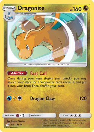 Dragonite (TEU-119) (Holofoil)