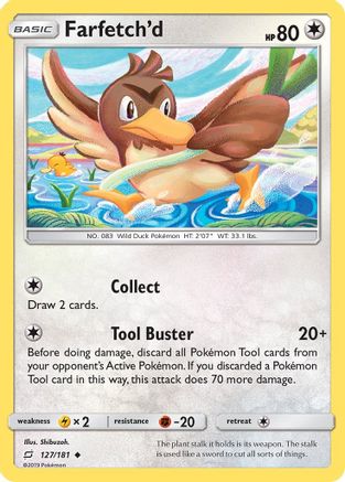 Farfetch'd (TEU-127) (Reverse Holofoil)