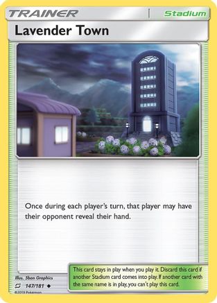 Lavender Town (TEU-147) (Reverse Holofoil)