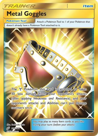 Metal Goggles (Secret) (TEU-195) (Holofoil)