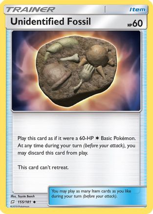 Unidentified Fossil (TEU-) (Reverse Holofoil)