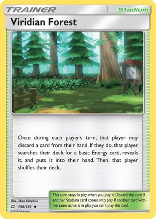 Viridian Forest (TEU-156) (Reverse Holofoil)