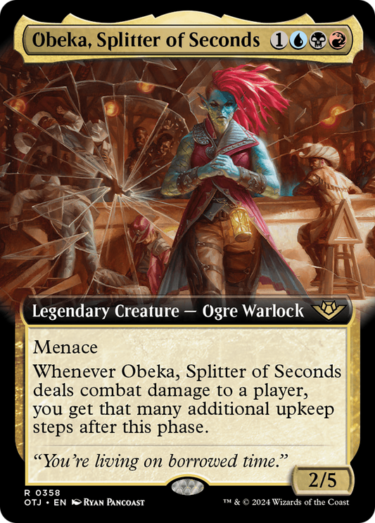 Obeka, Splitter of Seconds (OTJ-358) (Extended Art) (Foil)