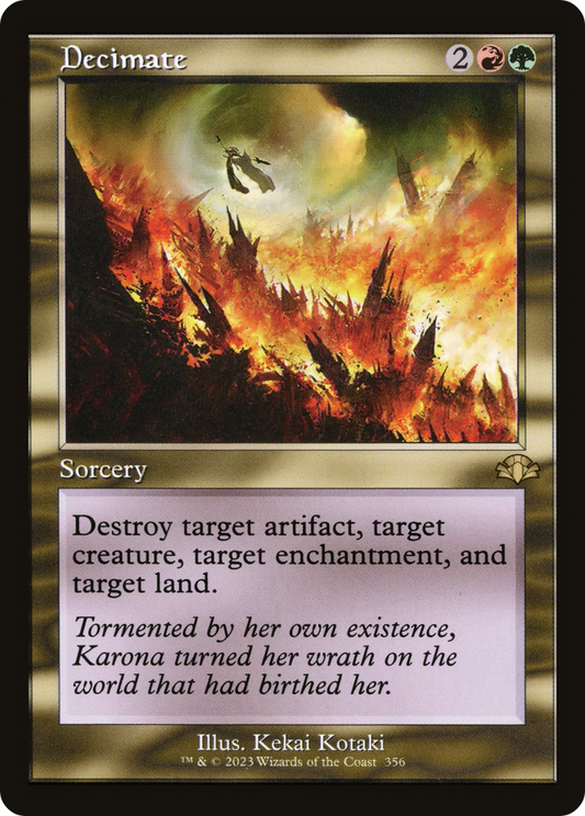 Decimate (DMR-356) (Foil)