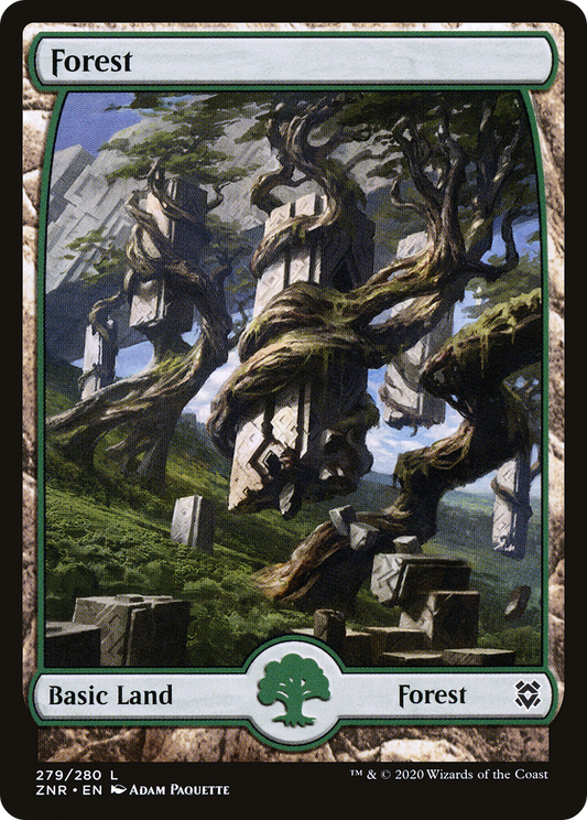 Forest (ZNR-279) (Full Art) (Foil)