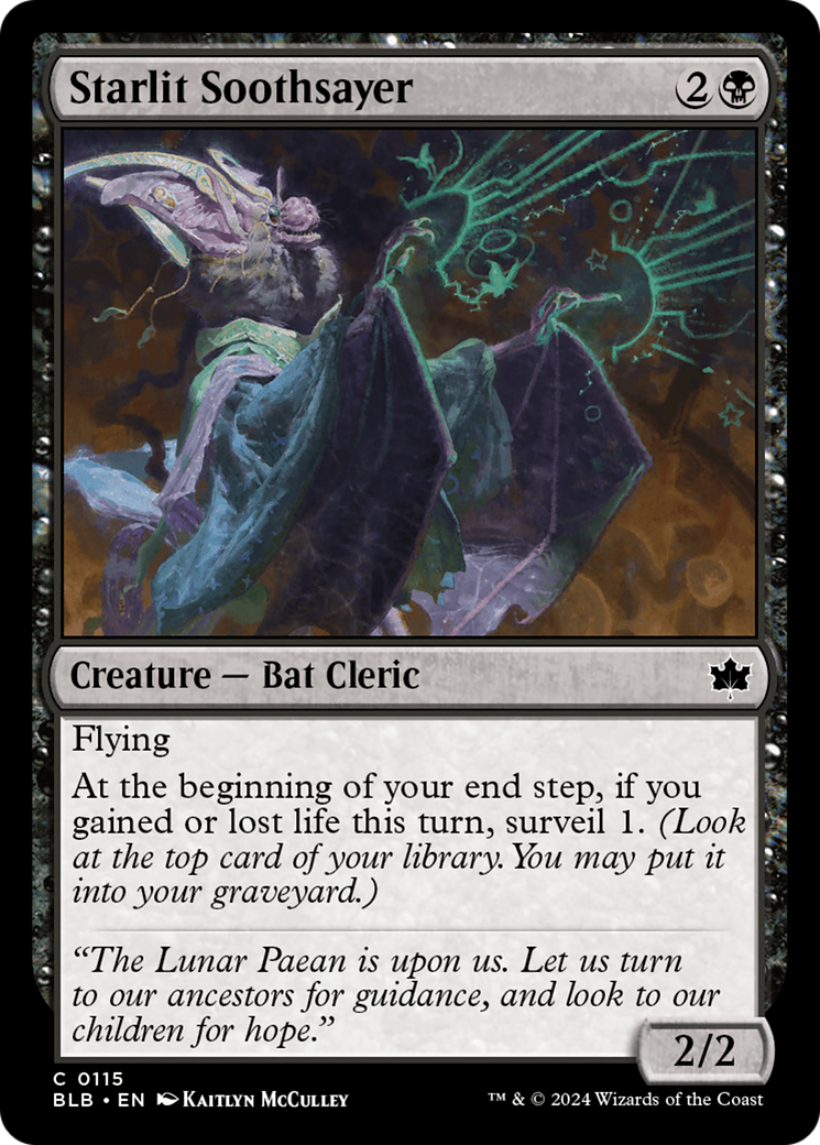 Starlit Soothsayer (BLB-115) (Foil)