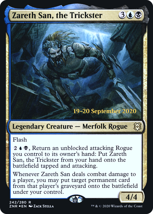 Zareth San, the Trickster (PRE-242S) (Foil)