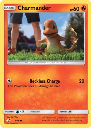 Charmander (Holo Common) (DET-004) (Holofoil)