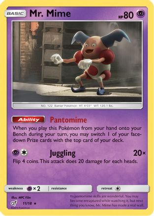 Mr. Mime (DET-011) (Holofoil)