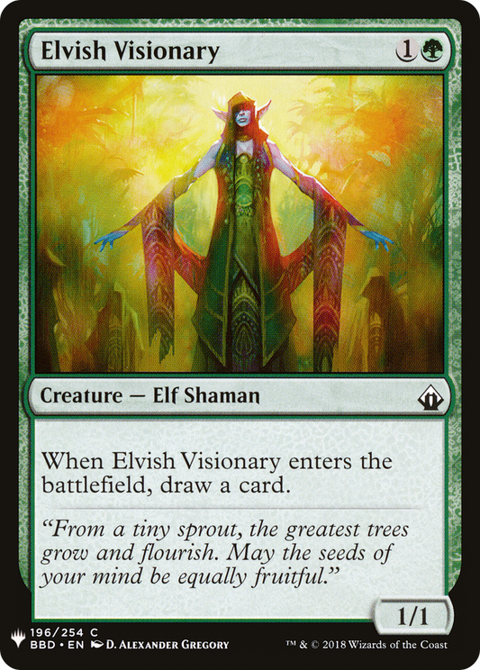 Elvish Visionary (LIST-BBD-196)