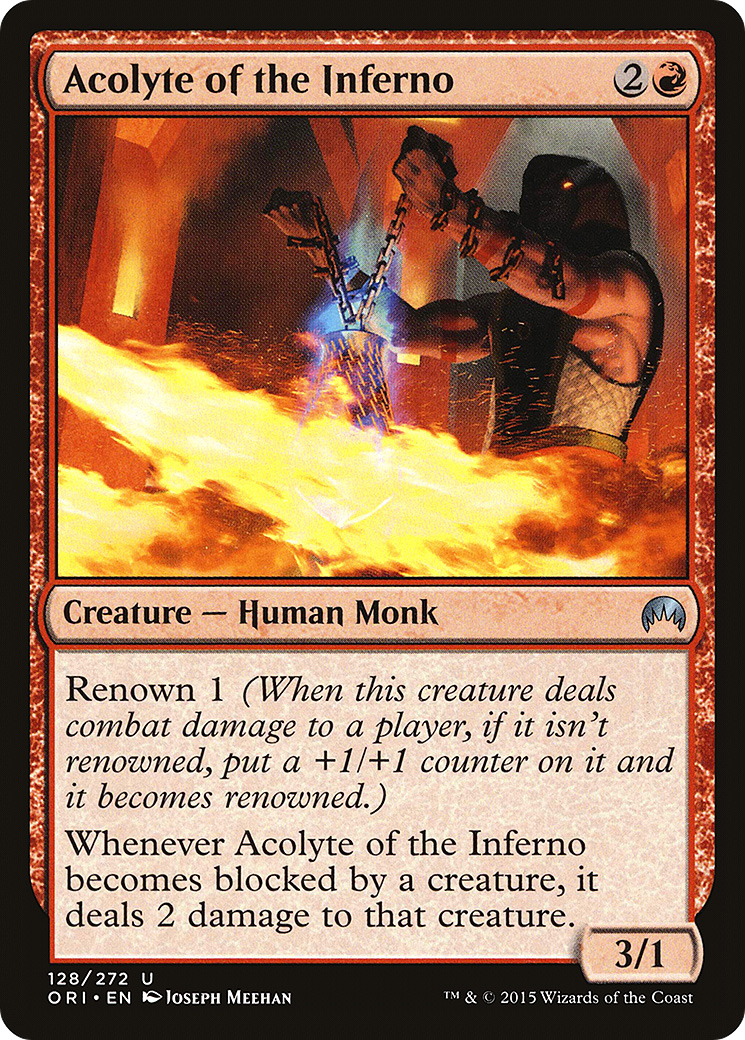 Acolyte of the Inferno (ORI-128) (Foil)