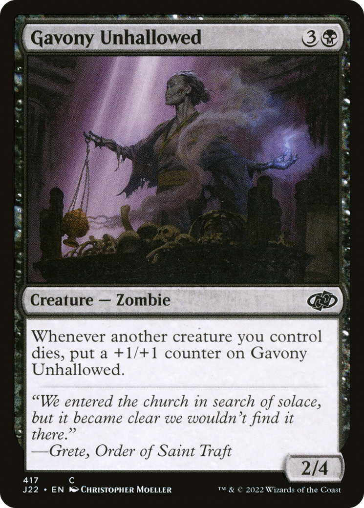 Gavony Unhallowed (J22-417)